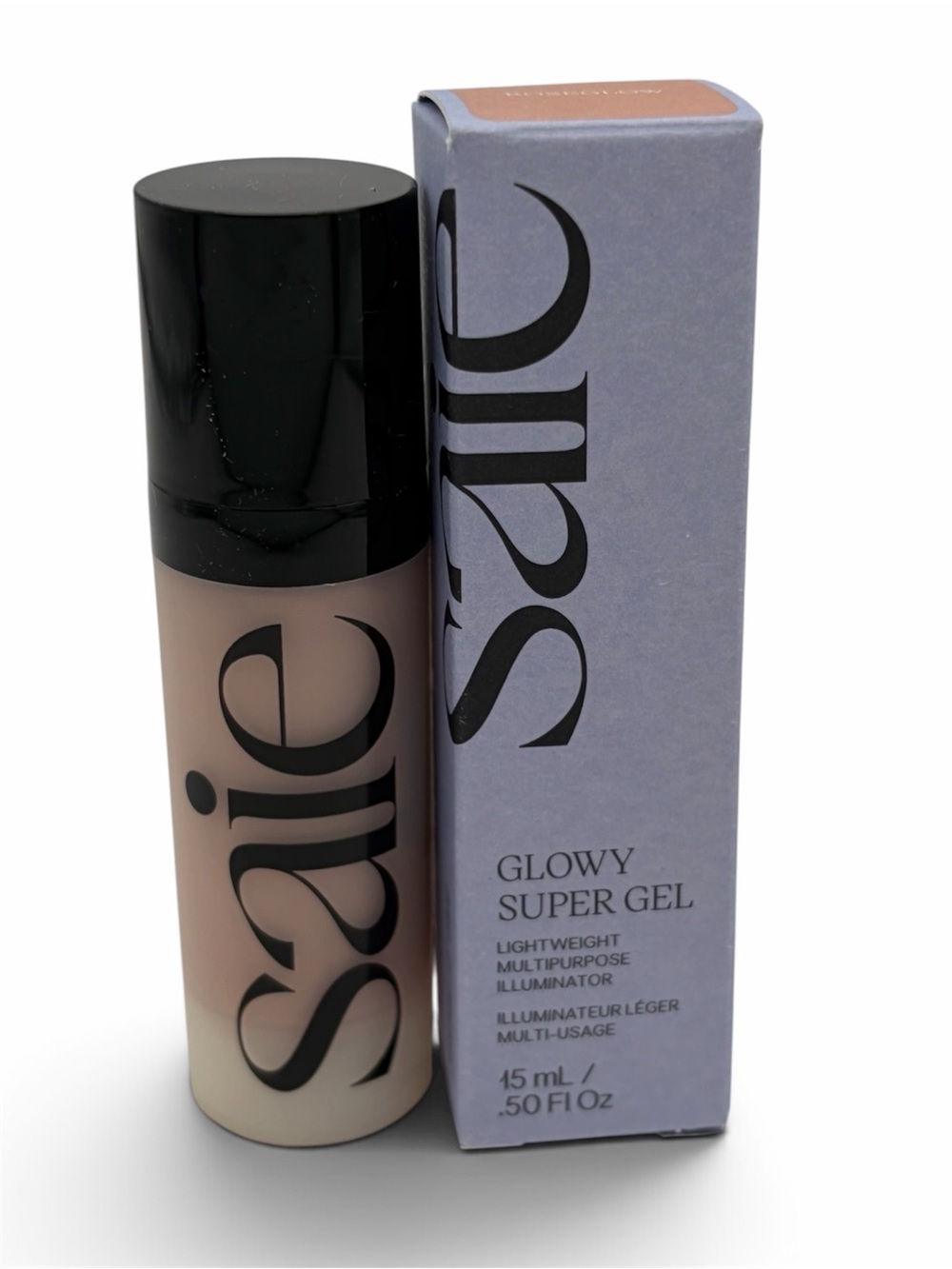 Saie Glowy Super Gel Illuminator - Shade: Roseglow - 15ml .50 o.z.